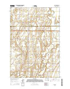 Bath South Dakota Current topographic map, 1:24000 scale, 7.5 X 7.5 Minute, Year 2015