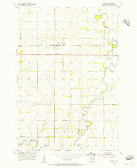 Bath South Dakota Historical topographic map, 1:24000 scale, 7.5 X 7.5 Minute, Year 1954