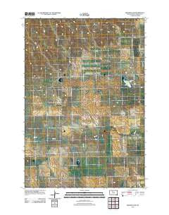 Bedners Dam South Dakota Historical topographic map, 1:24000 scale, 7.5 X 7.5 Minute, Year 2012
