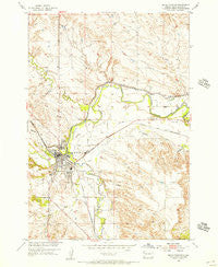 Belle Fourche South Dakota Historical topographic map, 1:24000 scale, 7.5 X 7.5 Minute, Year 1954