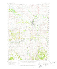 Belle Fourche South Dakota Historical topographic map, 1:62500 scale, 15 X 15 Minute, Year 1958
