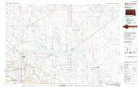 Belle Fourche South Dakota Historical topographic map, 1:100000 scale, 30 X 60 Minute, Year 1983
