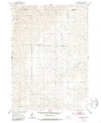 Belvidere NE South Dakota Historical topographic map, 1:24000 scale, 7.5 X 7.5 Minute, Year 1953