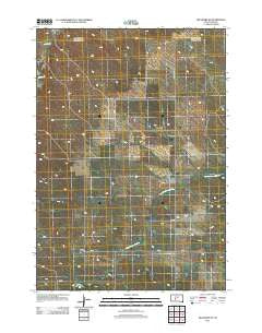 Belvidere NE South Dakota Historical topographic map, 1:24000 scale, 7.5 X 7.5 Minute, Year 2012
