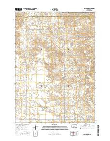 Belvidere NW South Dakota Current topographic map, 1:24000 scale, 7.5 X 7.5 Minute, Year 2015
