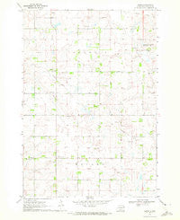 Bemis South Dakota Historical topographic map, 1:24000 scale, 7.5 X 7.5 Minute, Year 1970
