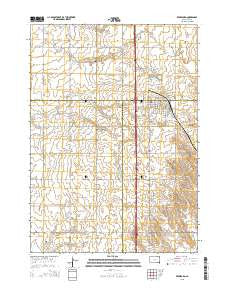 Beresford South Dakota Current topographic map, 1:24000 scale, 7.5 X 7.5 Minute, Year 2015