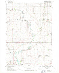 Beresford NW South Dakota Historical topographic map, 1:24000 scale, 7.5 X 7.5 Minute, Year 1968