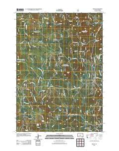 Berne South Dakota Historical topographic map, 1:24000 scale, 7.5 X 7.5 Minute, Year 2012