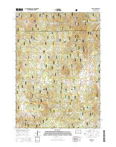 Berne South Dakota Current topographic map, 1:24000 scale, 7.5 X 7.5 Minute, Year 2015