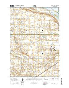 Big Stone Lake SE South Dakota Current topographic map, 1:24000 scale, 7.5 X 7.5 Minute, Year 2015