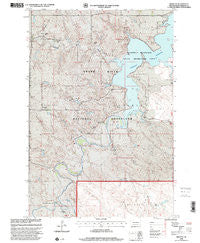 Bison NE South Dakota Historical topographic map, 1:24000 scale, 7.5 X 7.5 Minute, Year 1998