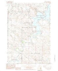 Bison NE South Dakota Historical topographic map, 1:24000 scale, 7.5 X 7.5 Minute, Year 1983