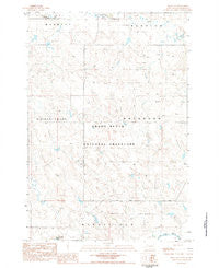 Bison NW South Dakota Historical topographic map, 1:24000 scale, 7.5 X 7.5 Minute, Year 1983