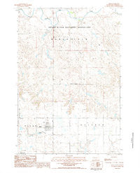 Bison South Dakota Historical topographic map, 1:24000 scale, 7.5 X 7.5 Minute, Year 1983