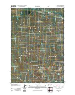 Bison NW South Dakota Historical topographic map, 1:24000 scale, 7.5 X 7.5 Minute, Year 2012