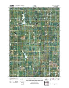 Bitter Lake South Dakota Historical topographic map, 1:24000 scale, 7.5 X 7.5 Minute, Year 2012