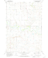 Black Horse Butte NE South Dakota Historical topographic map, 1:24000 scale, 7.5 X 7.5 Minute, Year 1972