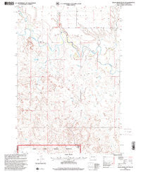Black Horse Butte NW South Dakota Historical topographic map, 1:24000 scale, 7.5 X 7.5 Minute, Year 1998