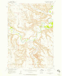 Black Horse NE South Dakota Historical topographic map, 1:24000 scale, 7.5 X 7.5 Minute, Year 1956
