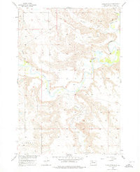 Black Horse NE South Dakota Historical topographic map, 1:24000 scale, 7.5 X 7.5 Minute, Year 1956