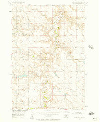 Black Horse SE South Dakota Historical topographic map, 1:24000 scale, 7.5 X 7.5 Minute, Year 1956