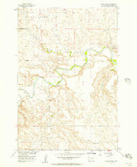Black Horse South Dakota Historical topographic map, 1:24000 scale, 7.5 X 7.5 Minute, Year 1956