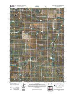 Black Banks Creek East South Dakota Historical topographic map, 1:24000 scale, 7.5 X 7.5 Minute, Year 2012