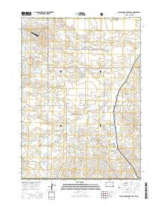 Black Banks Creek East South Dakota Current topographic map, 1:24000 scale, 7.5 X 7.5 Minute, Year 2015