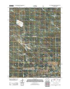 Black Banks Creek West South Dakota Historical topographic map, 1:24000 scale, 7.5 X 7.5 Minute, Year 2012