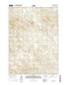 Black Eyes South Dakota Current topographic map, 1:24000 scale, 7.5 X 7.5 Minute, Year 2015