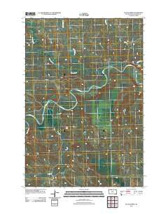 Black Horse South Dakota Historical topographic map, 1:24000 scale, 7.5 X 7.5 Minute, Year 2012