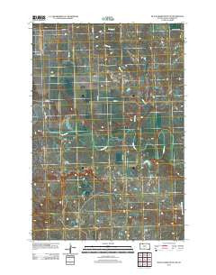 Black Horse Butte NE South Dakota Historical topographic map, 1:24000 scale, 7.5 X 7.5 Minute, Year 2012