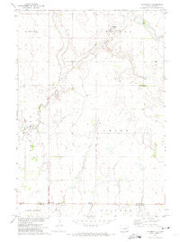 Bloomfield South Dakota Historical topographic map, 1:25000 scale, 7.5 X 7.5 Minute, Year 1971