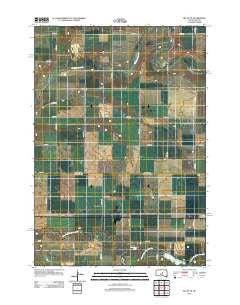 Blunt SE South Dakota Historical topographic map, 1:24000 scale, 7.5 X 7.5 Minute, Year 2012