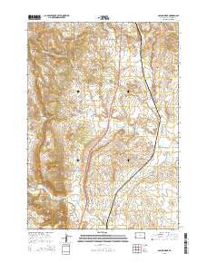 Boland Ridge South Dakota Current topographic map, 1:24000 scale, 7.5 X 7.5 Minute, Year 2015