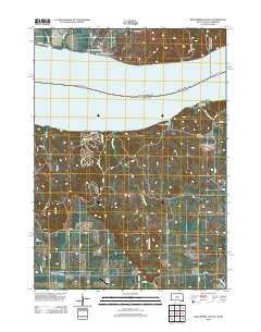 Bon Homme Colony South Dakota Historical topographic map, 1:24000 scale, 7.5 X 7.5 Minute, Year 2012