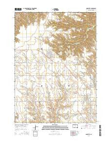 Bonesteel South Dakota Current topographic map, 1:24000 scale, 7.5 X 7.5 Minute, Year 2015