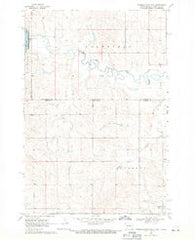 Bowman-Haley Dam North Dakota Historical topographic map, 1:24000 scale, 7.5 X 7.5 Minute, Year 1968