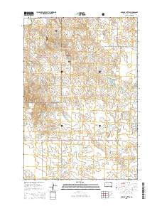 Boxcar Buttes South Dakota Current topographic map, 1:24000 scale, 7.5 X 7.5 Minute, Year 2015