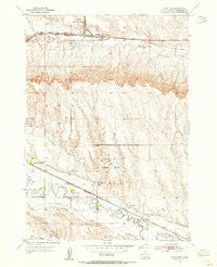 Boxelder South Dakota Historical topographic map, 1:24000 scale, 7.5 X 7.5 Minute, Year 1953