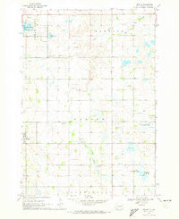 Brandt South Dakota Historical topographic map, 1:24000 scale, 7.5 X 7.5 Minute, Year 1970