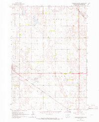Bridgewater East South Dakota Historical topographic map, 1:24000 scale, 7.5 X 7.5 Minute, Year 1964