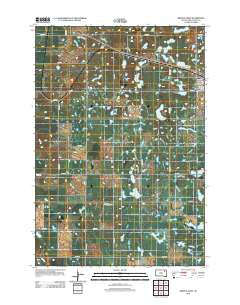 Bristol West South Dakota Historical topographic map, 1:24000 scale, 7.5 X 7.5 Minute, Year 2012