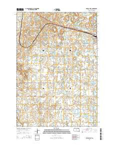 Bristol West South Dakota Current topographic map, 1:24000 scale, 7.5 X 7.5 Minute, Year 2015