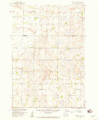 Britton 4 SW South Dakota Historical topographic map, 1:24000 scale, 7.5 X 7.5 Minute, Year 1958