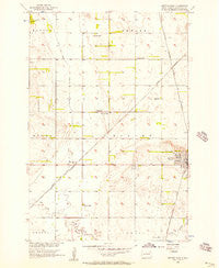 Britton West South Dakota Historical topographic map, 1:24000 scale, 7.5 X 7.5 Minute, Year 1956