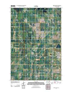 Britton West South Dakota Historical topographic map, 1:24000 scale, 7.5 X 7.5 Minute, Year 2012