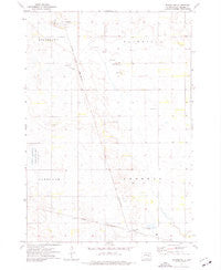 Broadland South Dakota Historical topographic map, 1:24000 scale, 7.5 X 7.5 Minute, Year 1973