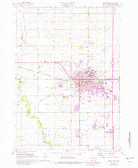Brookings South Dakota Historical topographic map, 1:24000 scale, 7.5 X 7.5 Minute, Year 1964